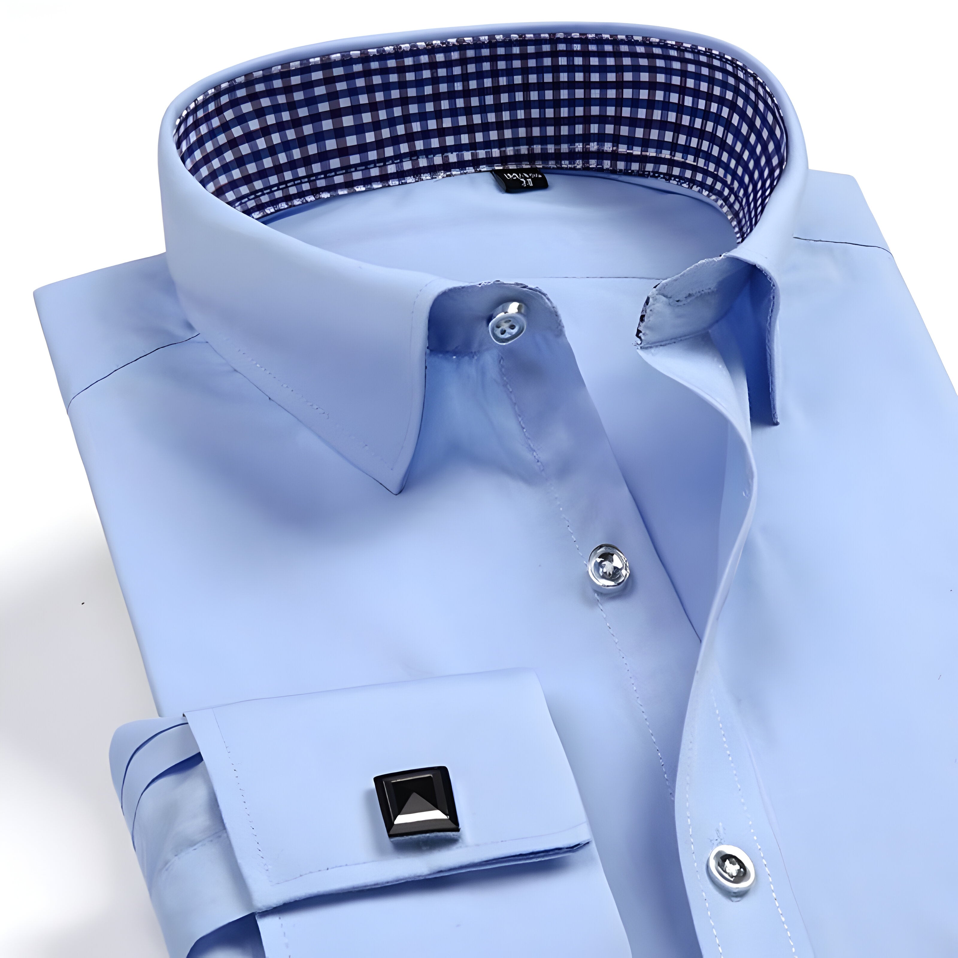 Men’s Slim Fit Long Sleeve Shirt | Formal Business Button Up