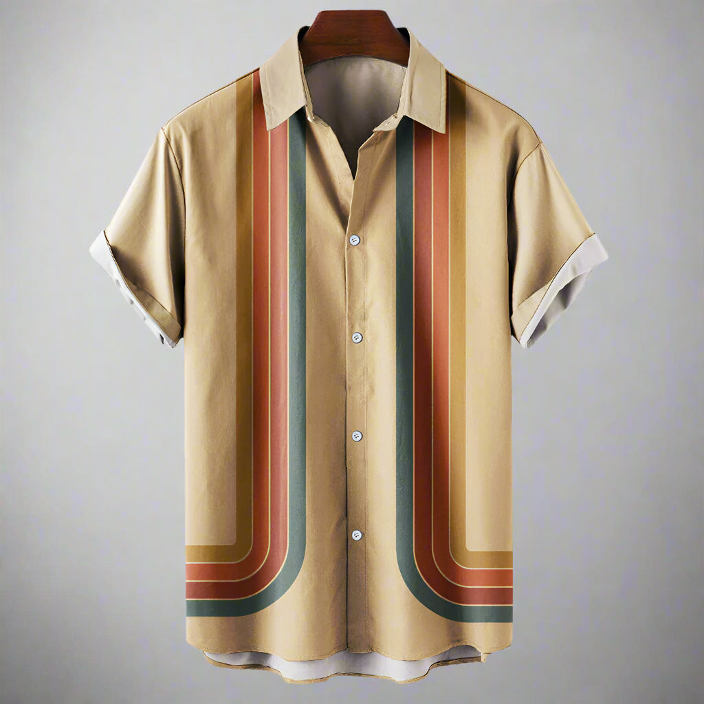 Men’s Oversized Hawaiian Shirt | Button Up Casual Fit