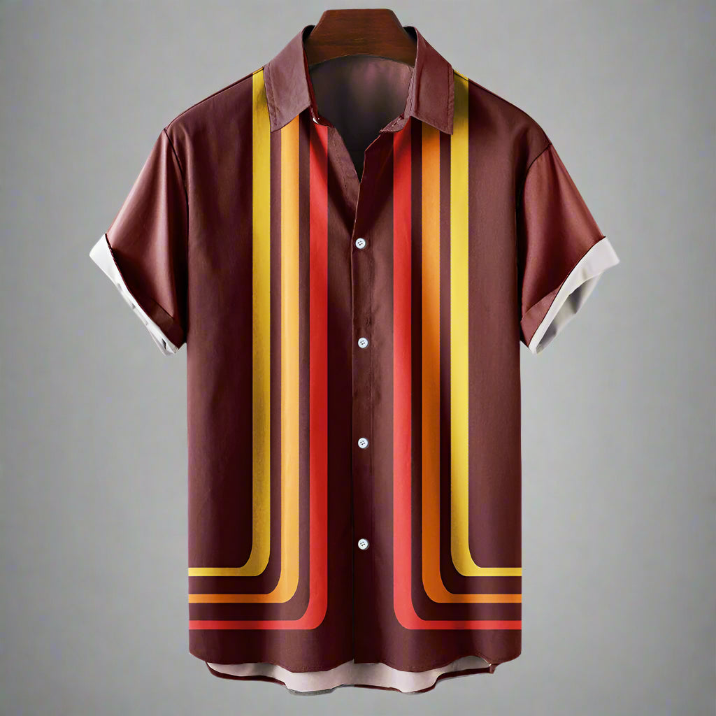 Men’s Oversized Hawaiian Shirt | Button Up Casual Fit