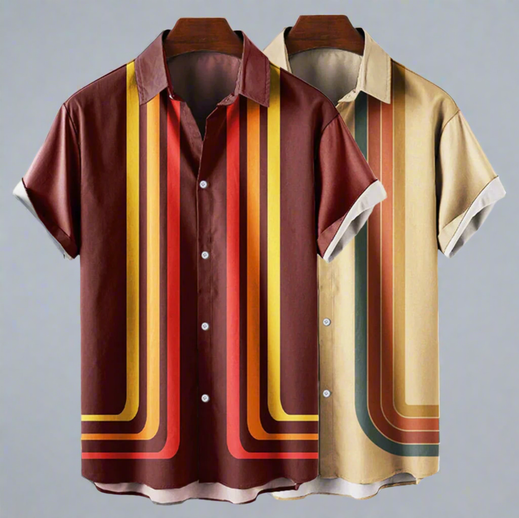 Men’s Oversized Hawaiian Shirt | Button Up Casual Fit