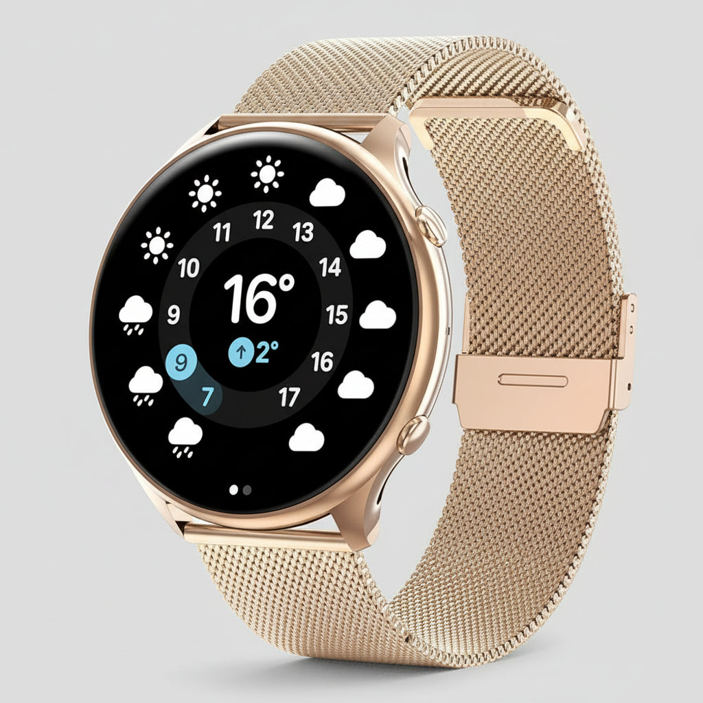 Smartwatch Women Fitness Tracker AMOLED IP68 Waterproof