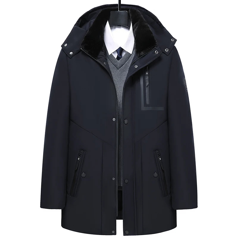 Men’s Waterproof Winter Parka Coat | Hooded Windproof Jacket