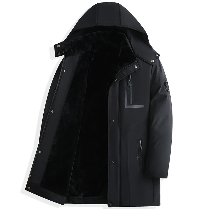 Men’s Waterproof Winter Parka Coat | Hooded Windproof Jacket