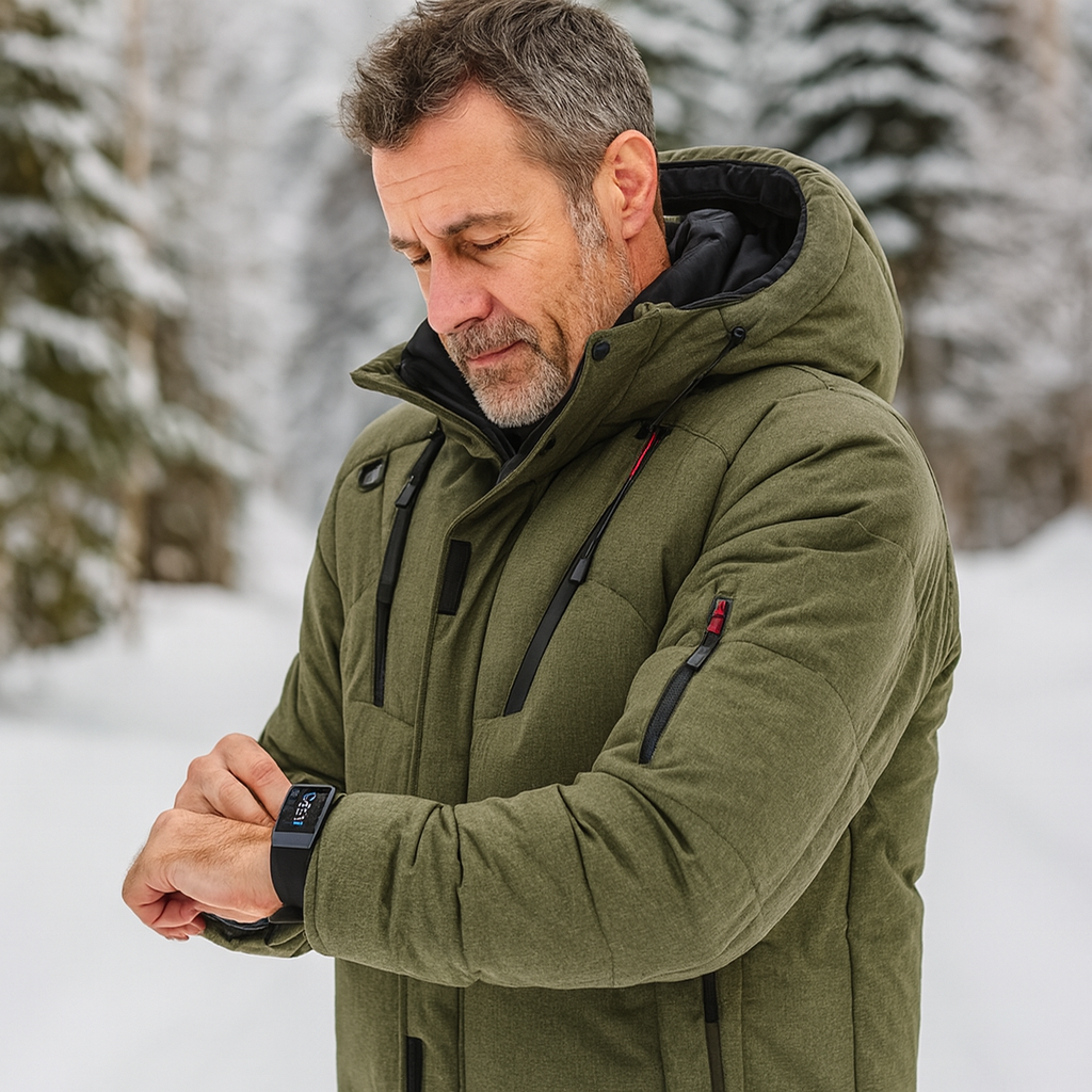 Men’s Puffer Winter Coat Waterproof Warm Lightweight Jacket