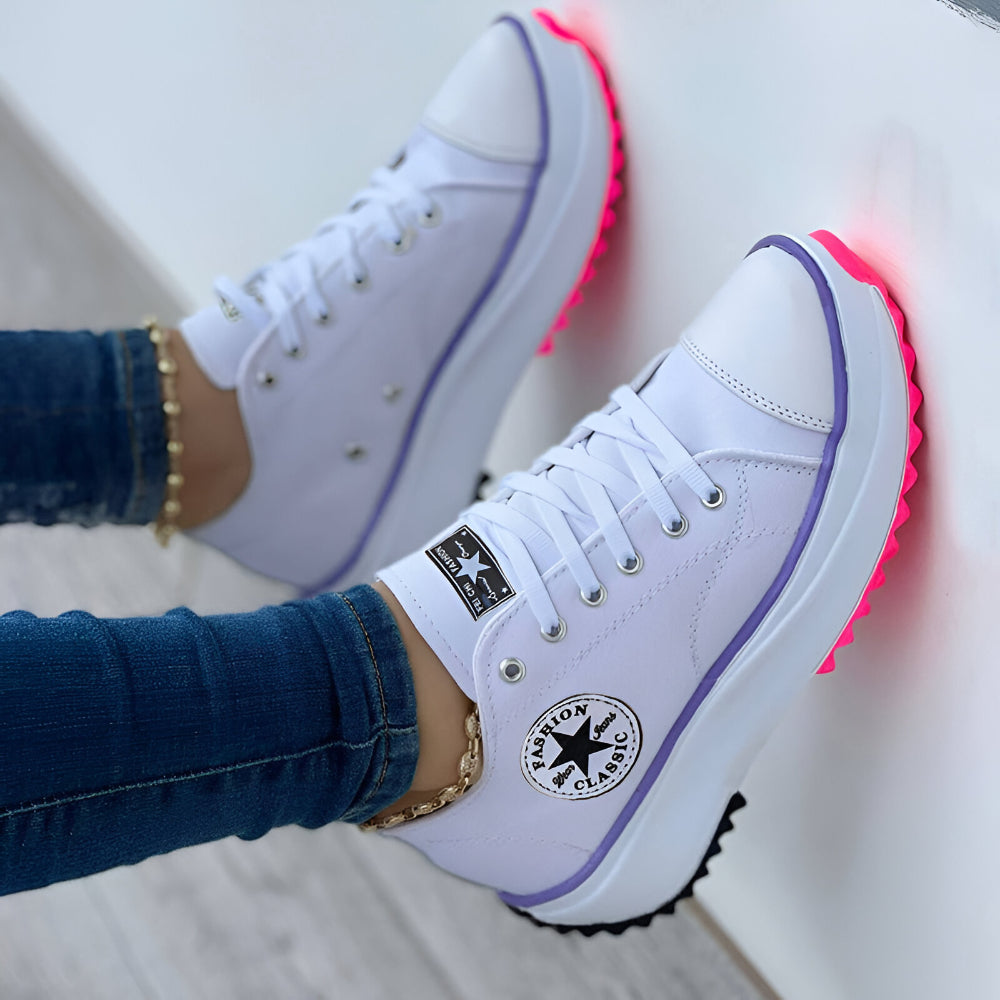 Women Platform Sneakers - Casual Shoes