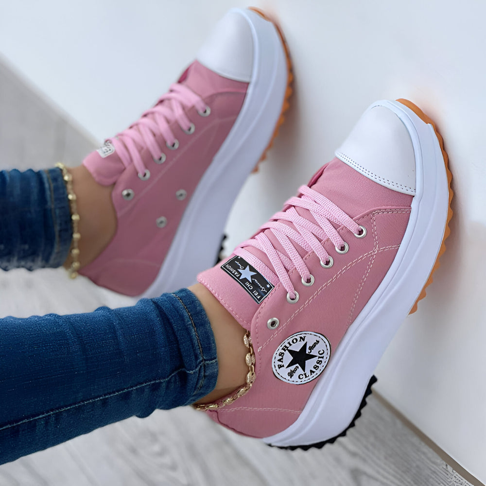 Women Platform Sneakers - Casual Shoes