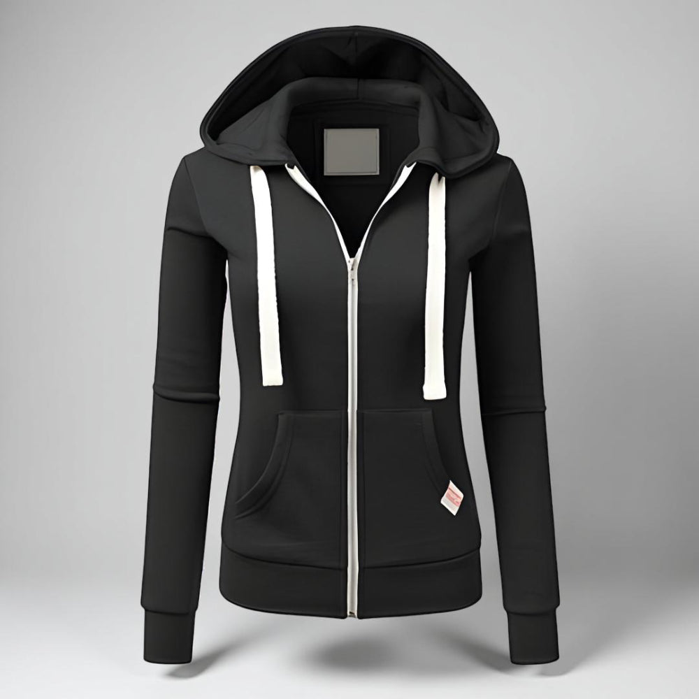 Women Lightweight Jacket - Zip Up Hoodie