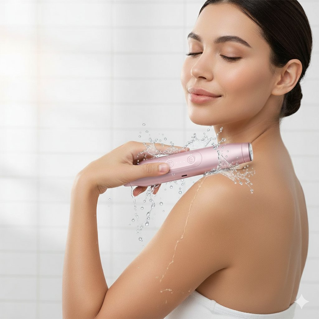 Christmas Gifts Electric Shaver Women Waterproof Hair Trimmer