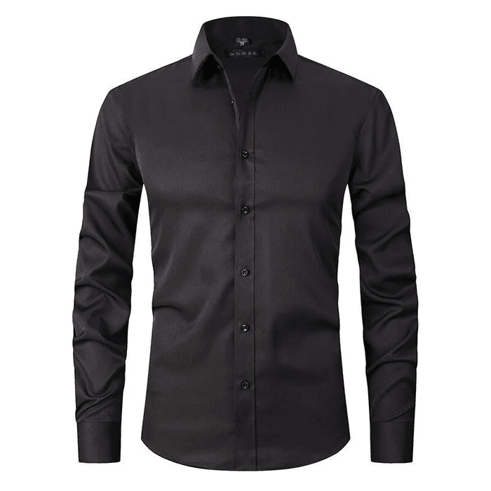 Men's long sleeve dress shirt | slim fit formal shirt