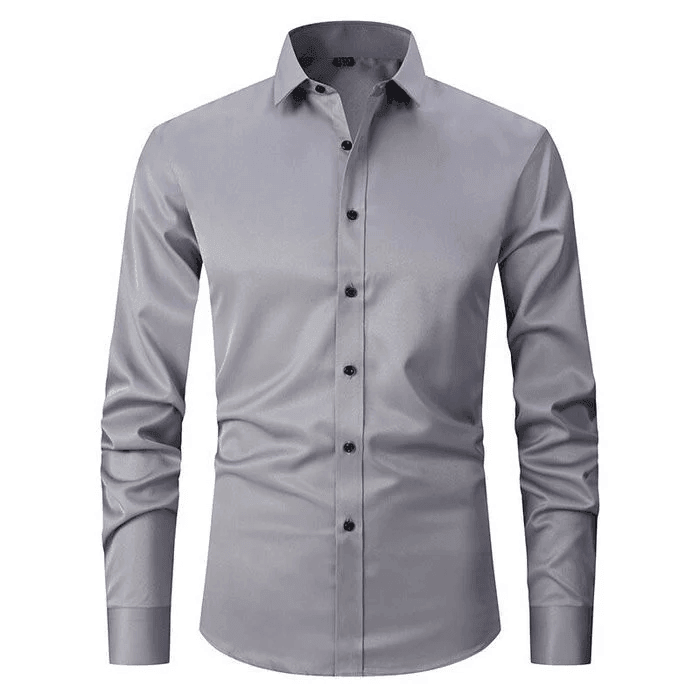 Men's long sleeve dress shirt | slim fit formal shirt